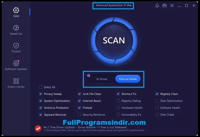 İndir Advanced SystemCare 17 Pro Full Crack + AI Mode