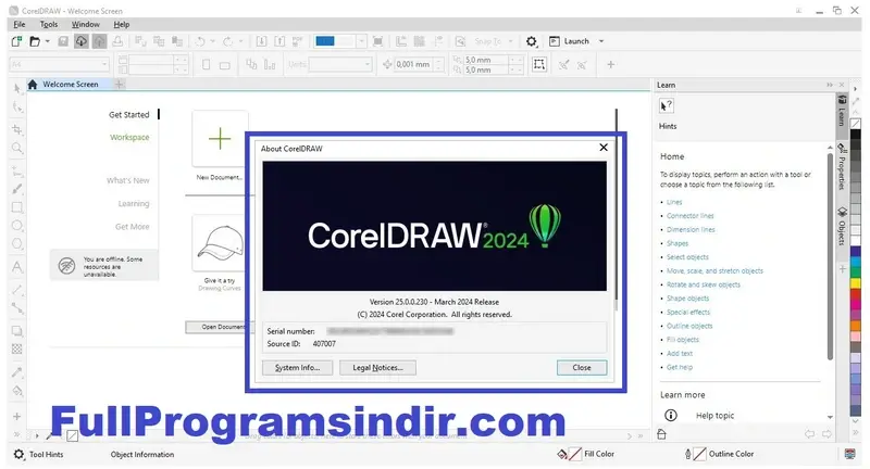 CorelDRAW Graphics Suite 2024 Full Crack de Türkçe